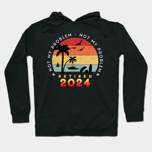 Officially Retired 2024, Funny Retired, Retirement, Retirement Gifts, Retired Est 2024, Retirement Party Hoodie